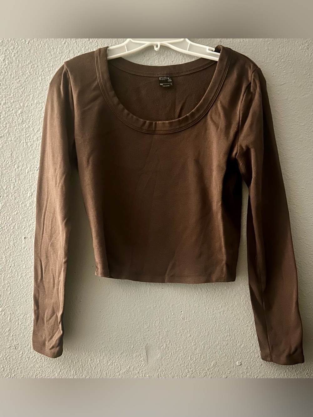 Est. PAC 1980 Kelly Basic Long Sleeve Top Size L - Picture 6 of 7